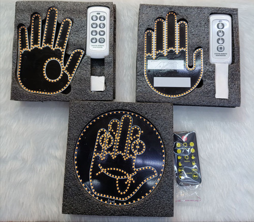 اکسسوری فان خودرو دست بیقرار مدل ۳ حالته با نورپردازی و حرکت