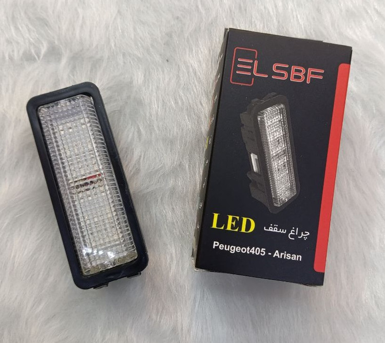 خرید چراغ سقف اسپرت پژو پارس رنگ فیروزهای نورپردازی جذاب کابین