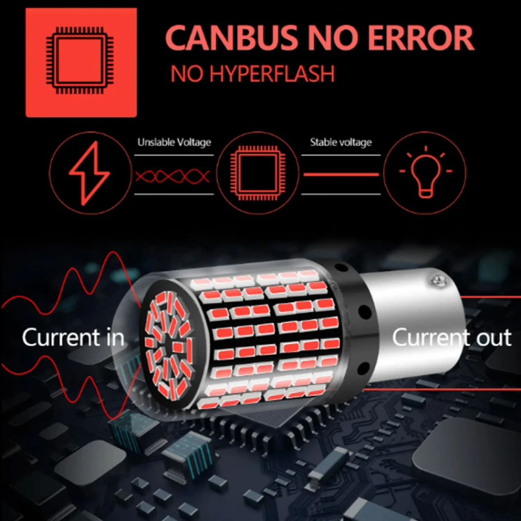 لامپ فندقی LED خودرو با سیستم CANBUS