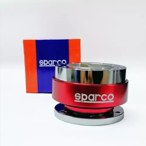 توپی فرمان متحرک برند sparco رنگ قرمز
