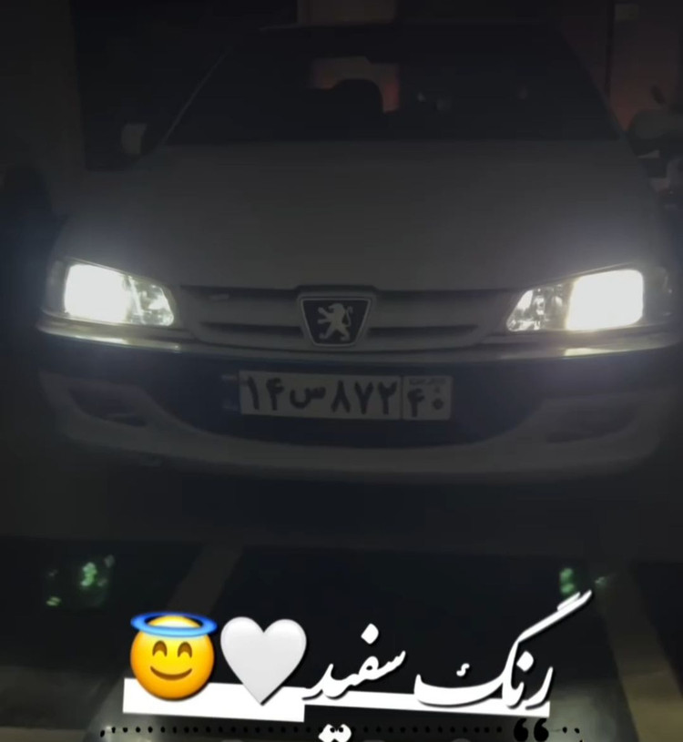 نور سفید چراغ سکن LED روی خودرو