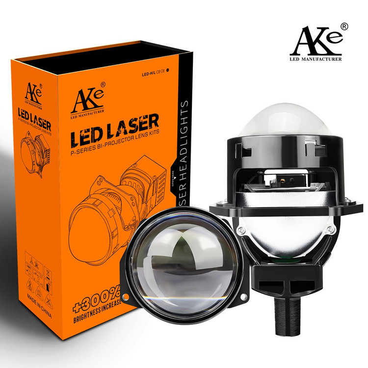 لنز خودرو برند AKE | افزایش تمرکز نور و راندمان LED \پایه H4/H7بسته 2 عددی