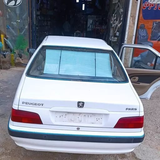پرده عقب کشوی دومیل 100cm (پرده الیکسی ELX) سفید