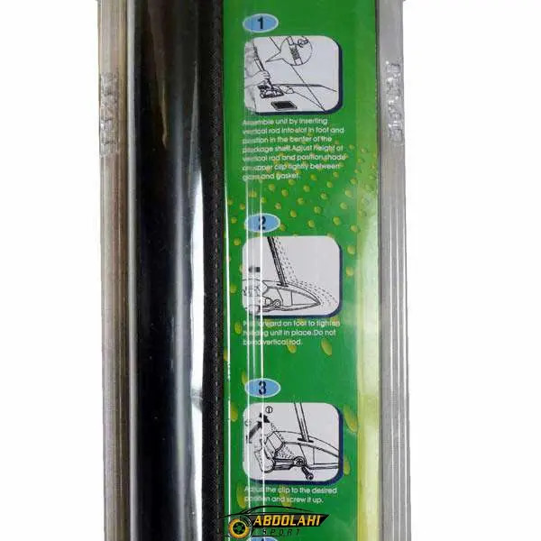 پرده عقب کشوی دومیل 100cm (پرده الیکسی ELX) سفید
