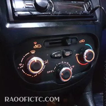 ولوم کنترل بخاری و کولر خودرو بسته 3 عددی