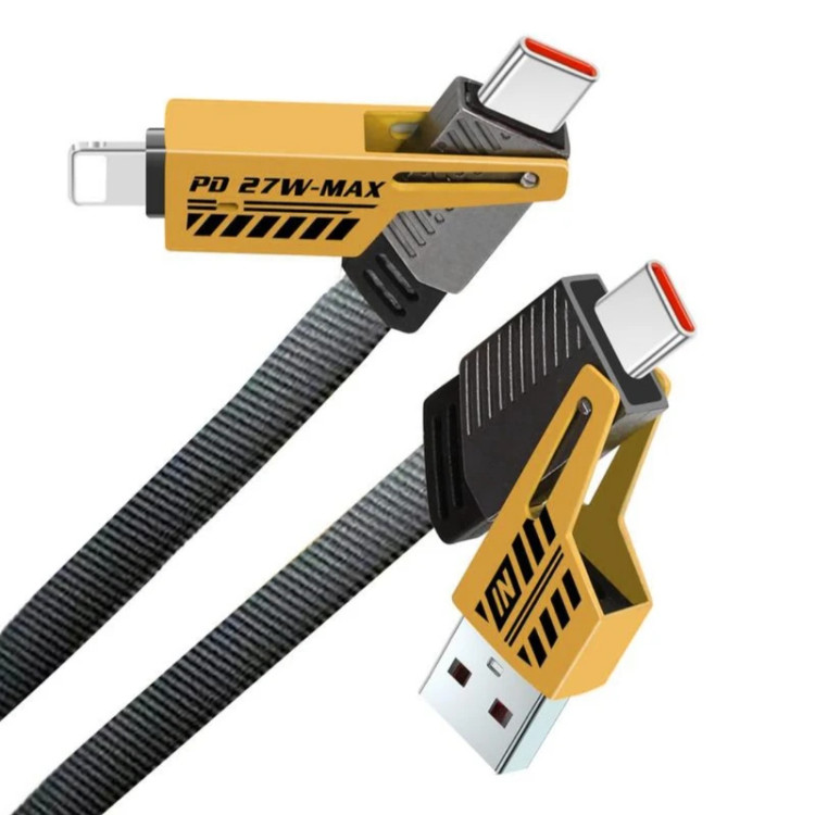 کابل تبدیل USB/ USB-C به لایتنینگ/USB-C طول 1/2 متر
